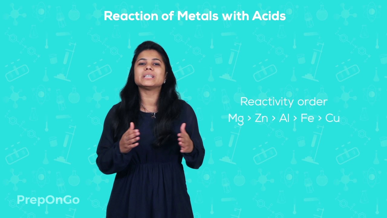 Metals and Non Metals - 5 | Reaction of metals with Acids | CBSE Class 10