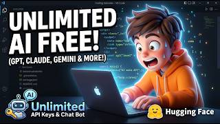 Hugging Face FREE API Keys 😱 Unlimited FREE Claude, GPT, Gemini, DeepSeek APIs (1000+ Models