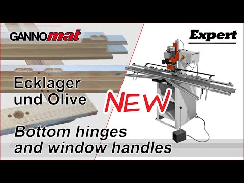 GANNOMAT Expert Drilling machine for bottom hinges and window handles