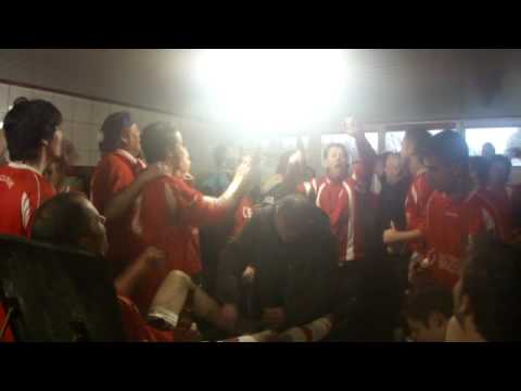 Clinge - Steen. 6 Februari. Beelden uit de kleedkamer na afloop