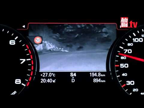 Assistenzsysteme -  Audi Nachtsichtassistent