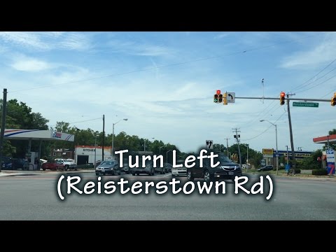 Maryland MVA Driving Test Route - Baltimore (2 of 2)
