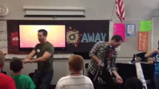 Pastor David dancing in breakaway!