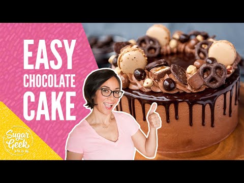 Easy Chocolate Drip Cake