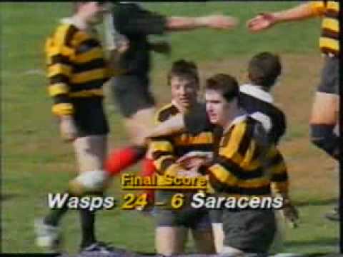 WASPS beating  Saracens to clinch title 1990