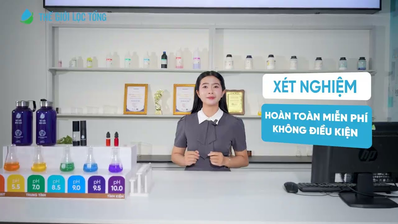Miễn phí xét nghiệm nước sinh hoạt không có bất kì điều kiện gì tại Thế Giới Lọc Tổng