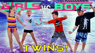 Waterpark Challenge! Boys VS Girls
