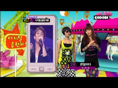 090628 포미닛 현아&지윤 - 디지털음원차트 소개 (4minute) [HD]