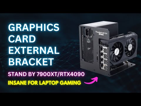 Upgrade your gaming setup with this eGPU Thunderbolt 3/4 to PCIe graphics card external bracket!