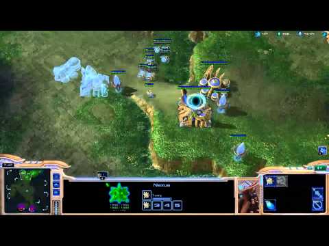 Destiny learning protoss (Minigun on Skype) [Game 5] - Starcraft 2 Ladder