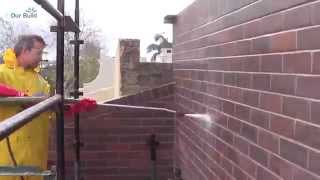 How to acid clean bricks with a pressure washer