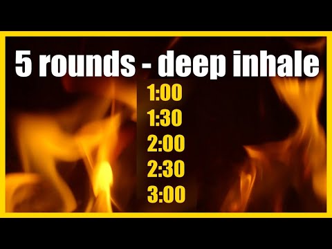 5 EASY rounds [Wim Hof] to achieve 3 minutes retention ❯ OM MANTRA