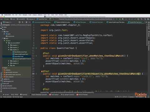 Hands On Java Regular Expressions Use Quantifier for Matching Specific No of Element|packtpub com