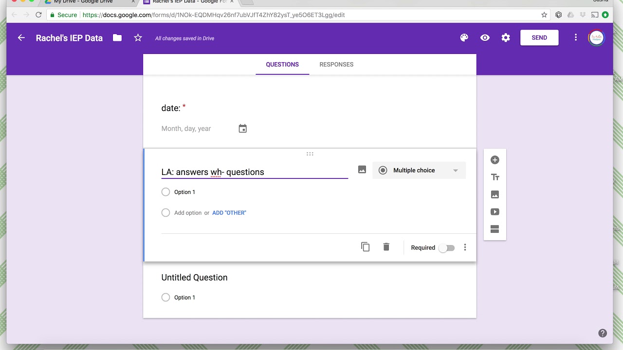 Google Forms BASICS: Using Google Forms for Special Ed Data Collection