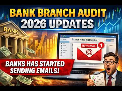 Bank Branch Audit 2026 Update | Banks Started Sending Emails – Auditors Must Check Email