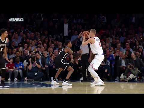 Kristaps Porzingis Fakes and Throws It Down