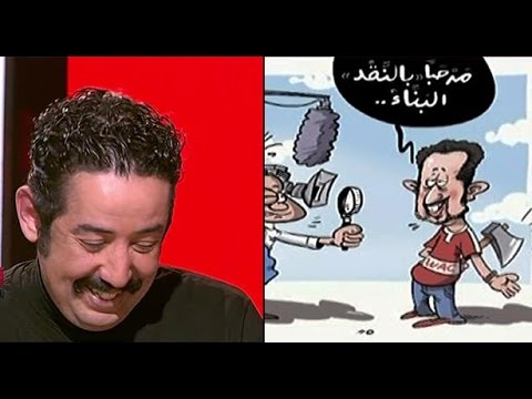 البخاري يتفاعل مع "كاريكاتير" الشرادي بطريقة ساخرة