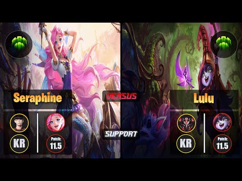 Irove SERAPHINE (Support) [Guardian] VS LULU - Grandmaster KR Patch 11.5