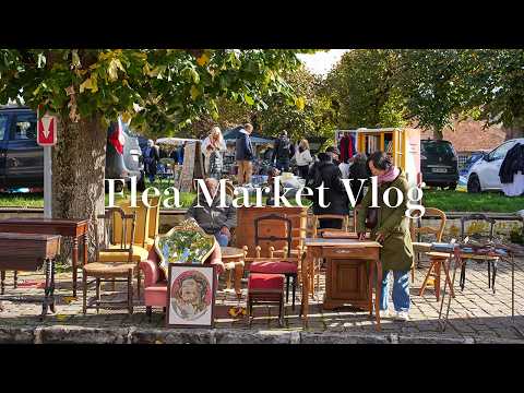 Cute Small-Town Flea Market in France | So Many Beautiful Finds