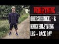 Beim Squaten verletzt || Beintraining + Rückentraining || IsiFit