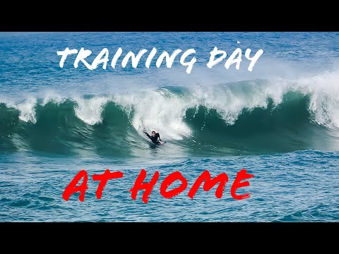 Week-end Bodyboarding session at Home. 🦾