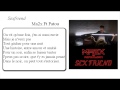 Sexfriend - Ma2x Ft Patou Lyrics 
