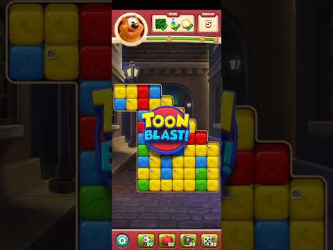 Toon Blast Level 2504 No Boosters Series