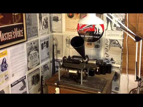 edison napkin ring cylinder / battle hymn of the republic