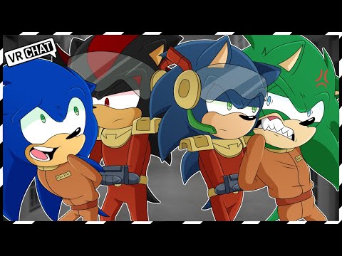 SONIC AND SCOURGE GO TO ZONE JAIL IN VR CHAT ZONE COP ARC PART 2