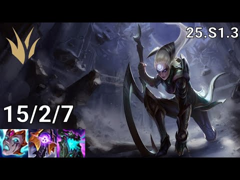 Diana Jungle vs Gragas - EUW Master | Patch 25.S1.3