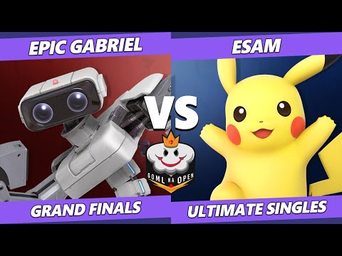 GOML NA Open Southeast USA GRAND FINALS - ESAM (Pikachu) Vs. Epic Gabriel (ROB) Ultimate SSBU