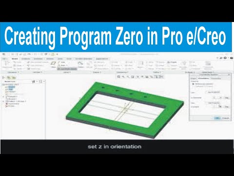 Creating Program zero in Creo and Pro Engineer in detail
