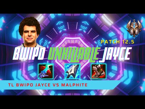 BWIPO UNKILLABLE JAYCE! - TL Bwipo Plays Jayce Top Lane vs Malphite! | LoL Patch 12.5