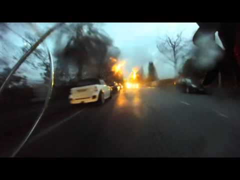 Failing to stop - Idiot Driver  VW R222 BVR