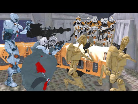 General Grievous VS 1,000 Clone Trooper Army! - Men of War: Star Wars Mod Battle Simulator