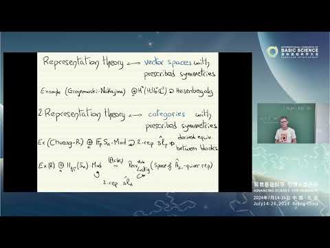 Raphaël Rouquier: Higher representation theory and low-dimensional topology #ICBS2024