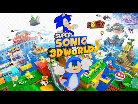 Super Sonic 3D World - Full Game Walkthrough (4K)