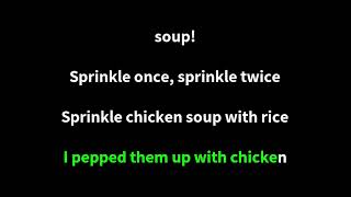 Carole King   Topic Chicken Soup with Rice Karaoke