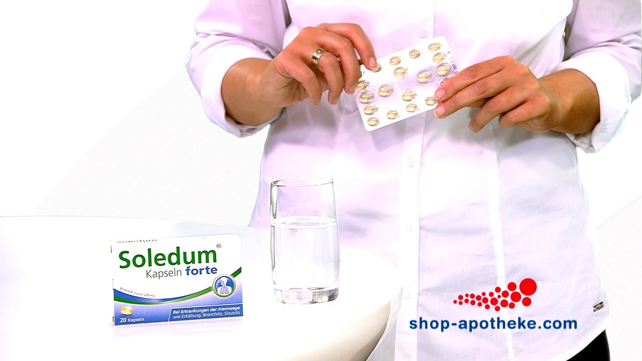 Soledum Kapseln helfen wenn Sie Ihre Erkältung einfach nicht los werden
