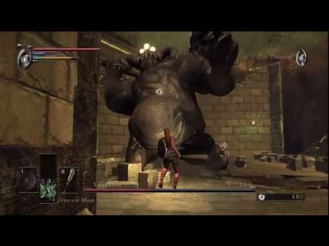 Demon's Souls - Killing the Tutorial boss.