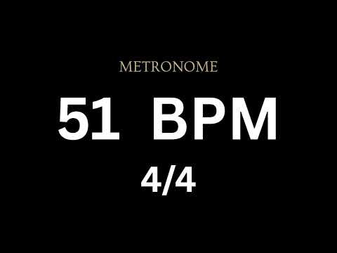 Metronome 51 BPM 4/4