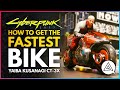 CYBERPUNK 2077 | How to Get the FASTEST Bike - Yaiba Kusanagi CT-3X 'Akira' Bike