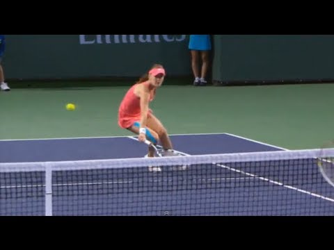 Agnieszka Radwanska 2013 BNP Paribas Open Hot Shot