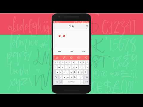 Fonts Keyboard - Font Style Changer Video