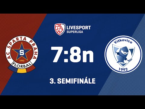 3. semifinále | ACEMA Sparta Praha - 1. SC TEMPISH Vítkovice 7:8pn