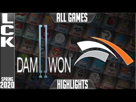 DWG vs HLE Highlights ALL GAMES | LCK Spring 2020 W7D2 | Damwon Gaming vs Hanwha Life Esports