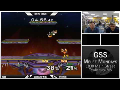 GSS #41 SSBM WR1 - Ross (Default Fox) vs. pushin (Red Fox)