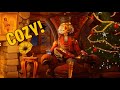 FORTNITE WINTERFEST CABIN 1 HOUR - YULE LOG WOOD FIRE AND AMBIENT CHRISTMAS MUSIC