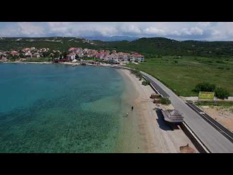 Croatia Island of Pag beach Trinćel near the Stara Novalja Strände Trincel
