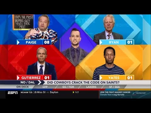 Around The Horn 11.30.2018 - Saints-Cowboys game sets Thursday-night ratings record: report